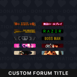 Custom Forum Title